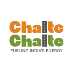 "Chalte Chalte" brand logo with orange and green typography incorporating a road graphic in the letters, and the tagline "FUELING INDIA'S ENERGY" on a white background.