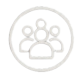 Group icon representing yield, servings, or community members